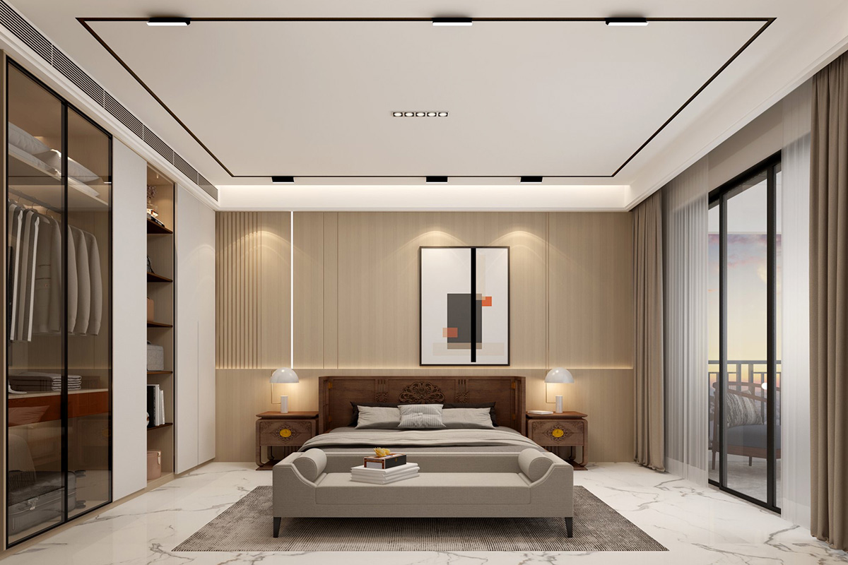 华侨城别墅 卧室